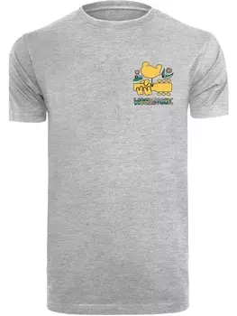 Футболка F4NT4STIC Woodstock Brust Logo, пестрый серый