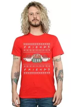 Футболка Fair Isle Central Perk Friends, красный
