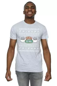 Футболка Fair Isle Central Perk Friends, серый