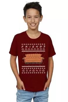 Футболка Fair Isle Couch Friends, красный