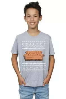 Футболка Fair Isle Couch Friends, серый