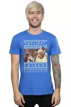 Футболка Fair Isle Holiday Armadillo Friends, синий