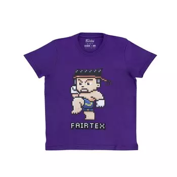 Футболка Fairtex Kids TSTK08, размер 10-12 лет, фиолетовый