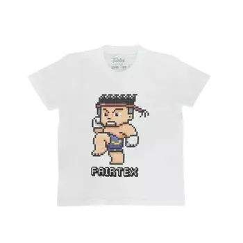 Футболка Fairtex Kids TSTK08, размер 10-12 лет, белый