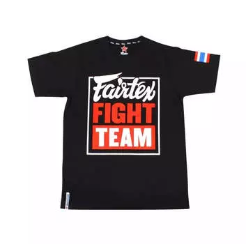Футболка Fairtex TST51, черный / красный