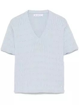 Футболка фактурной вязки Manuel Ritz, синий