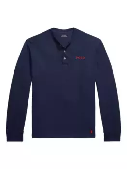 Футболка фактурной вязки POLO RALPH LAUREN, синий