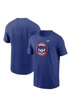 Футболка Fanatics Chicago Cubs с логотипом Nike Nike, синий