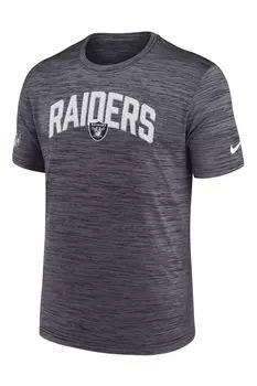 Футболка Fanatics Las Vegas Raiders Sideline Speed Nike Nike, серый