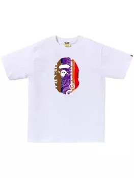 Футболка Fans Scarf Ape Head A BATHING APE, белый