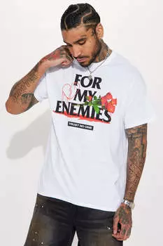 Футболка Fashion Nova ENEMY23, белый