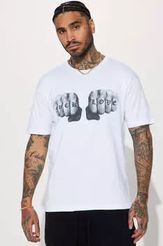 Футболка Fashion Nova FNP1182FUCKLOVE, белый