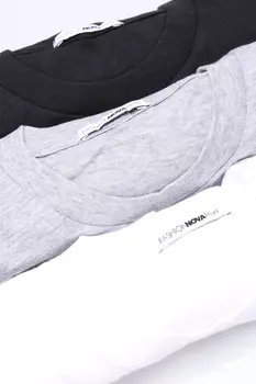 Футболка Fashion Nova NMKT306183PK, черный