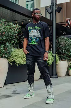 Футболка Fashion Nova RMAS2365, черный