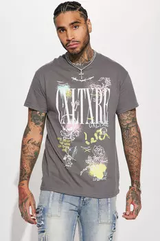 Футболка Fashion Nova SPDN2167M, угольный