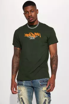 Футболка Fashion Nova SPDN2171M, зеленый