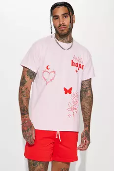 Футболка Fashion Nova SPDN2210, розовый