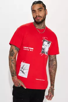 Футболка Fashion Nova SPDN2230M, красный