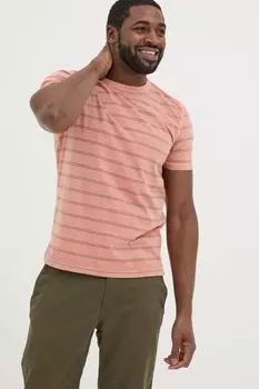 Футболка Fatface Ellesmere в полоску Fat Face, оранжевый