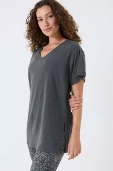 Футболка Fatface из хлопковой смеси abi Fat Face, серый