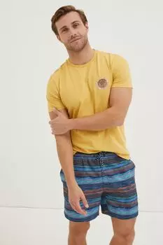 Футболка FatFace с компасом Fat Face, желтый