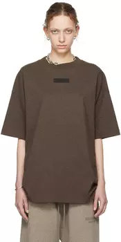 Футболка Fear of God EENTIAL Brown Crewneck Fear of God ESSENTIALS