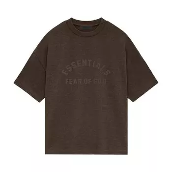 Футболка Fear Of God Essentials Fear of God Essentials Heavy Short-Sleeve Tee, коричневый