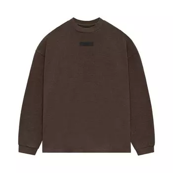 Футболка Fear Of God Essentials Fear of God Essentials Long-Sleeve Tee, коричневый