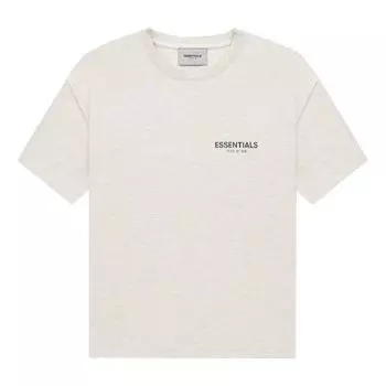 Футболка Fear of God Essentials FW21 Tee Light Heather Oatmeal, цвет oatmeal