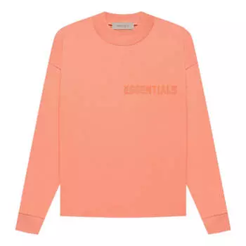 Футболка Fear of God Essentials FW22 Long Sleeve Tee Coral, цвет coral