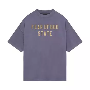 Футболка Fear of God Essentials Heavy Crewneck Tee Lavender, фиолетовый
