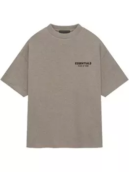 Футболка FEAR OF GOD ESSENTIALS из джерси с круглым вырезом, нейтральный