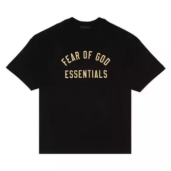 Футболка Fear of God Essentials Jersey Crewneck Tee Black, черный