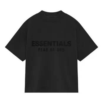 Футболка Fear of God Essentials Kids Crewneck T-Shirt, черный