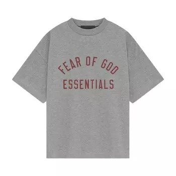Футболка Fear of God Essentials Kids Jersey Crewneck Tee Dark Heather, серый