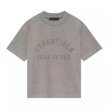 Футболка Fear of God Essentials Kids Short-Sleeve Tee, цвет Heather Grey