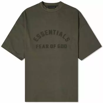 Футболка Fear Of God Essentials Spring Printed Logo, цвет Ink