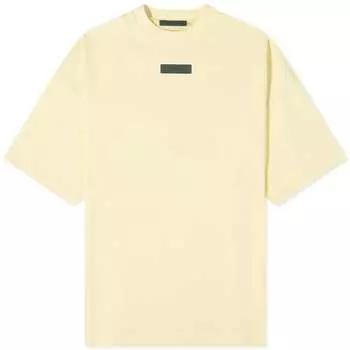 Футболка Fear Of God Essentials Spring Tab Crew Neck, цвет Garden Yellow