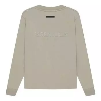 Футболка Fear of God Essentials SS21 Long Sleeve Tee Moss, цвет moss