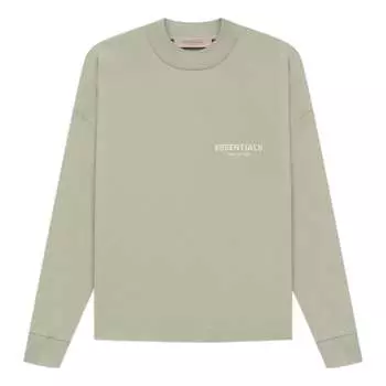 Футболка Fear of God Essentials SS22 Long Sleeve Tee 'Seafoam' FOG-SS22-144, зеленый