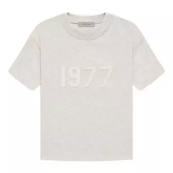 Футболка Fear of God Essentials SS22 T-Shirt 1977 'Light Oatmeal' FOG-SS22-043, бежевый