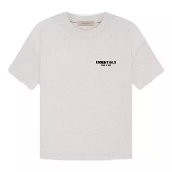 Футболка Fear of God Essentials SS22 T-Shirt 'Light Oatmeal' 125BT212062F, серый