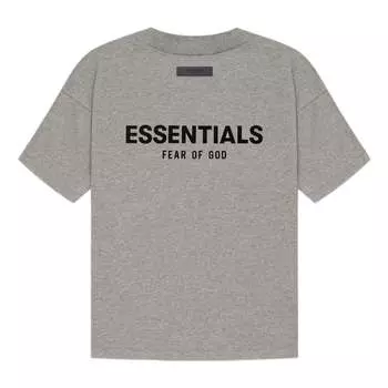 Футболка Fear of God Essentials SS22 Tee 'Dark Oatmeal' FOG-SS22-556, серый