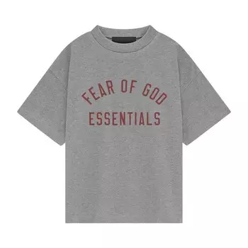 Футболка Fear of God Essentials Tri-Blend Crewneck Tee Dark Heather, серый