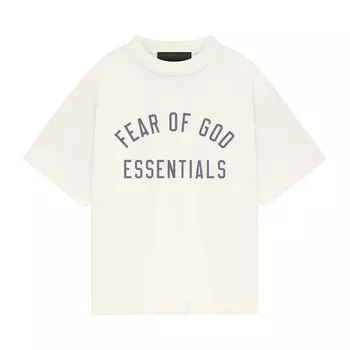 Футболка Fear of God Essentials Tri-Blend Crewneck Tee Shell, кремовый