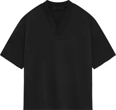 Футболка Fear of God Essentials V Neck 'Jet Black', черный