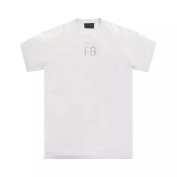 Футболка Fear of God FG Винтажный бетонный белый