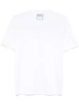 Футболка Fedeli из хлопка, белый