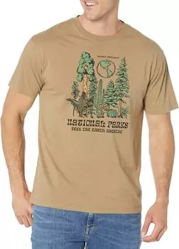 Футболка Feel The Earth Breathe Parks Project, коричневый
