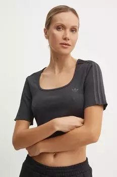 Футболка Femme Galore Baby Tee Adidas Originals, черный